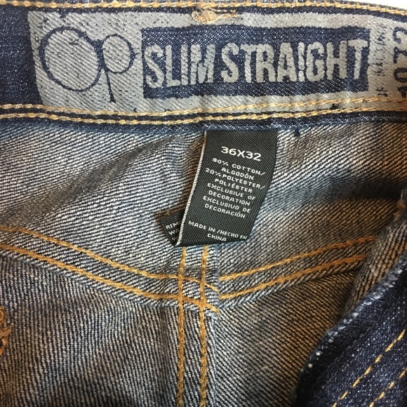 OP | Ripped Distressed Denim Cutoff Shorts - Picture 5 of 7